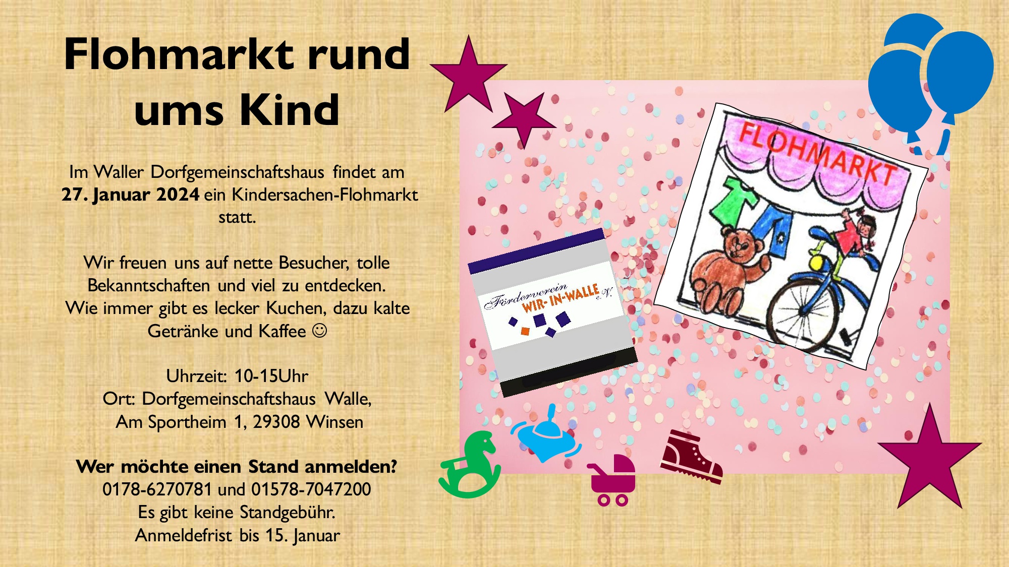 2023 PlakatKinderflohmarkt