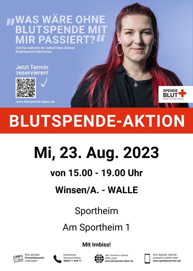 Blutspende Walle 2023