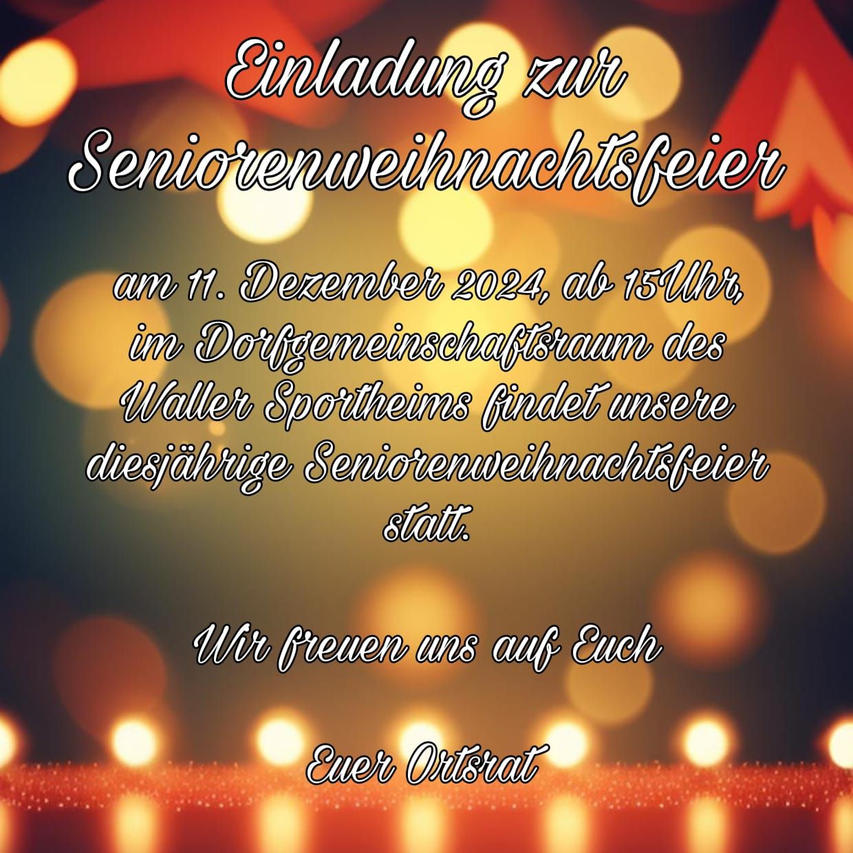 2024 Seniorenweihnachtsfeier