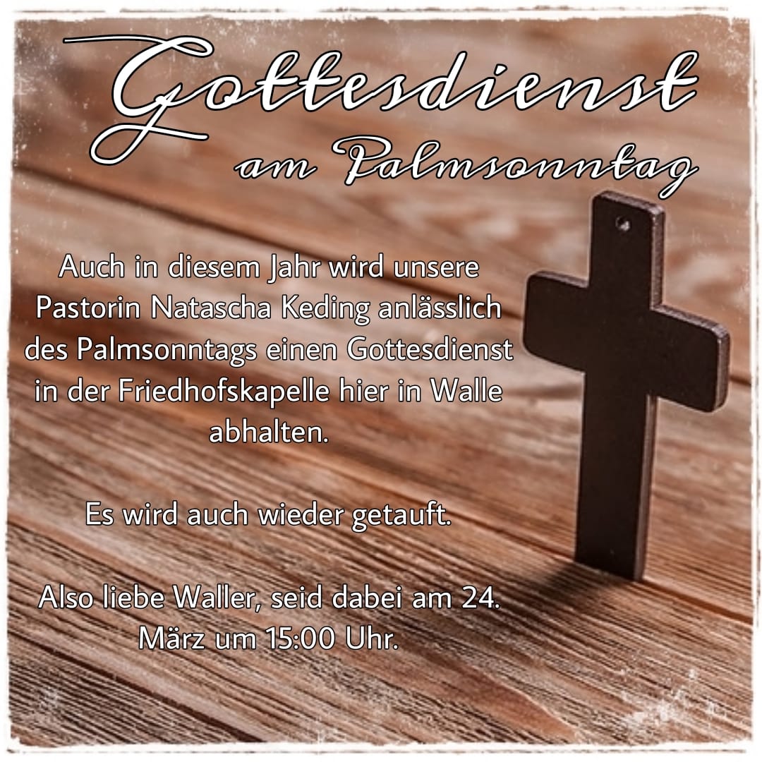 2024 Gottesdienst am Palmsonntag
