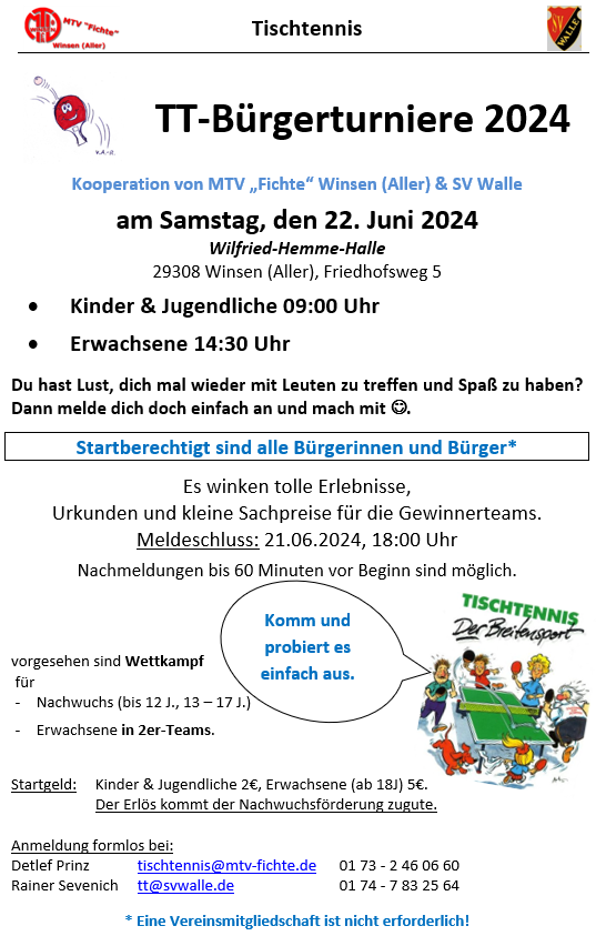 2024 TT Burgerturnier Flyer